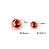 ASON 100Pcs/Lot 316L Stainless Steel Spacer Beads Loose Ball Silver Gold Rose Gold Color DIY Necklace Bracelet Jewelry Making