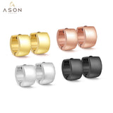 ASON – boucles d'oreilles pendantes en or Rose pour femmes, bijoux à la mode, ensemble de boucles d'oreilles en acier inoxydable, classique, 2022 