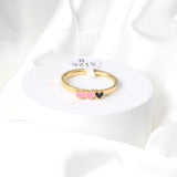 Stainless Steel Decor Rings For Women y2k Accessories Fairy Grunge 2022 Finger Ring Colorful Aesthetic Fine Jewelry