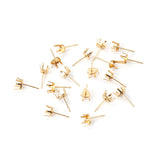 ASON 100 pcs/lot Base de boucle d'oreille en acier inoxydable 316L goutte d'eau griffe boucles d'oreilles faisant pour la fabrication de bijoux à bricoler soi-même faisant des accessoires de bijoux