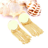 Korean Tassel Cirlcle Drop&Dangle Earrings Set For Women's 2020 Fashion Jewelry Pendientes Aretes Earings Brincos