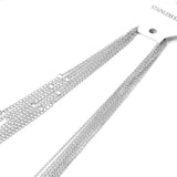 ASON 10Pcs/lot Stainless Steel 45cm+5cm Extension Chain Link Ladies Necklace Jewelry Accessories Gold Silver Color Long Necklace