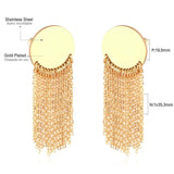 Korean Tassel Cirlcle Drop&Dangle Earrings Set For Women's 2020 Fashion Jewelry Pendientes Aretes Earings Brincos