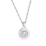 ASON – colliers avec pendentif en forme de coquille ronde de jésus, couleur or, en acier inoxydable, ras du cou, bijoux pour femmes, cadeau d'anniversaire 