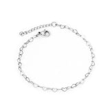 ASON – Bracelet réglable en forme de cœur, avec rallonge, en acier inoxydable 316L, pour femmes, bijoux à la mode, cadeau 