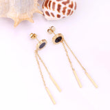 Tassel Stainless Steel Dangle Christmas Earrings For Women Fashion 2020 Earings Set Jewelry pendientes brincos bulk