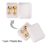 12pcs/ Jewelry Earrings Screw Back Earrings For Women Gift CZ Earings Fashion Jewelry kids Gold Christmas Earrings Set