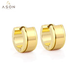 ASON – boucles d'oreilles épaisses en acier inoxydable, couleur or, Piercing, cerceaux Boho, cadeau pour femmes et filles, bijoux à la mode 