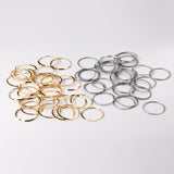 ASON 100Pcs/Lot Fashion Round Charm Stainless Steel 316L Circle Type Pendant Wholesale For Jewelry Accessories Making Supplies