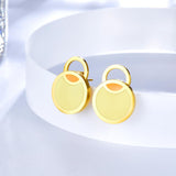 Geometric Acrylic New Design Green Triangle Earrings Square Blue Yellow Round Shape Exquisite Pendientes Fashio