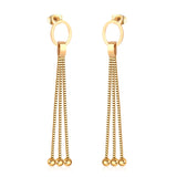 Coréen gland rond boucle d'oreille pour les femmes en acier inoxydable 316L boucles d'oreilles femmes bijoux boucles d'oreilles aretes en gros