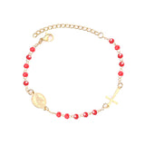 ASON, pulseras de cadenas extensoras ajustables para mujer, estilo clásico, pulseras con cuentas de cristal negro/rojo/rosa/azul, regalo para mujer 