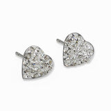 8mm Clay Heart 316L Stainless Steel Small Stud Earrings Women Fashion Earrings Wholesale Earrings