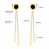 Tassel Stainless Steel Dangle Christmas Earrings For Women Fashion 2020 Earings Set Jewelry pendientes brincos bulk