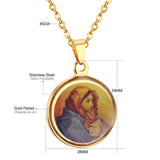 Blessed Virgin Mary Pendants Chain Necklaces For Women Fashion Jewelry collares de moda 2020