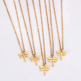 Fashion Pendants Necklaces For Women Girl Baby Gold Insect Choker Link Chain Pendant Necklace-201701