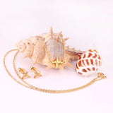 Fashion Gold Color Stainless Steel Jewelry Sets High quality 316L Accessories