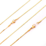 Lot Steel Gold Color Stainless Steel Inoxidable 1.7mm Cuba Link Flat Chains Necklaces For Jewelry Making Support