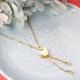 ASON Gold Color Bird Pendant Necklace Stainless Steel Non-Allergic Choker for Women Fashion Jewelry Party Gift Accessory