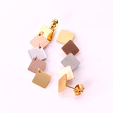 korean style Drop Square Round Earing Stainless Steel 2020 Dangle Earrings Set For Women Fashion Jewelry Party Gift